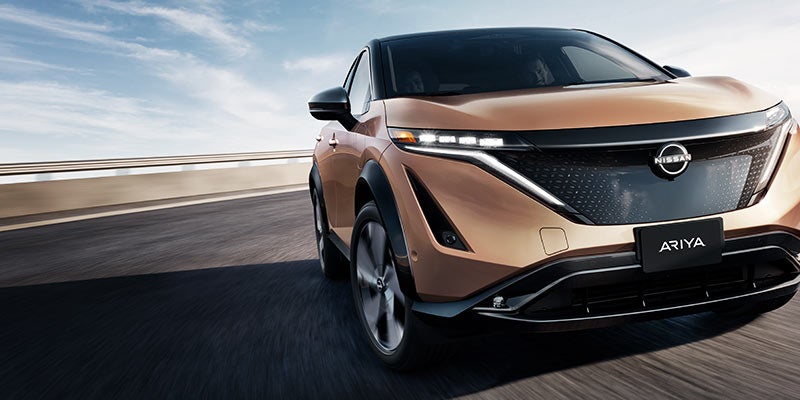 Nissan ariya front exterior