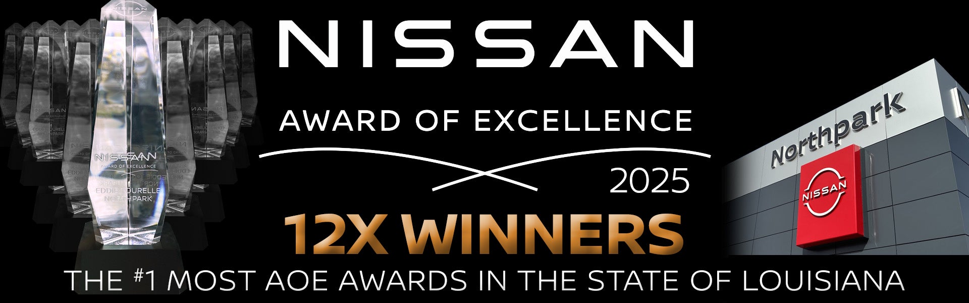 Your ONLY 12-Time Winner In Louisiana