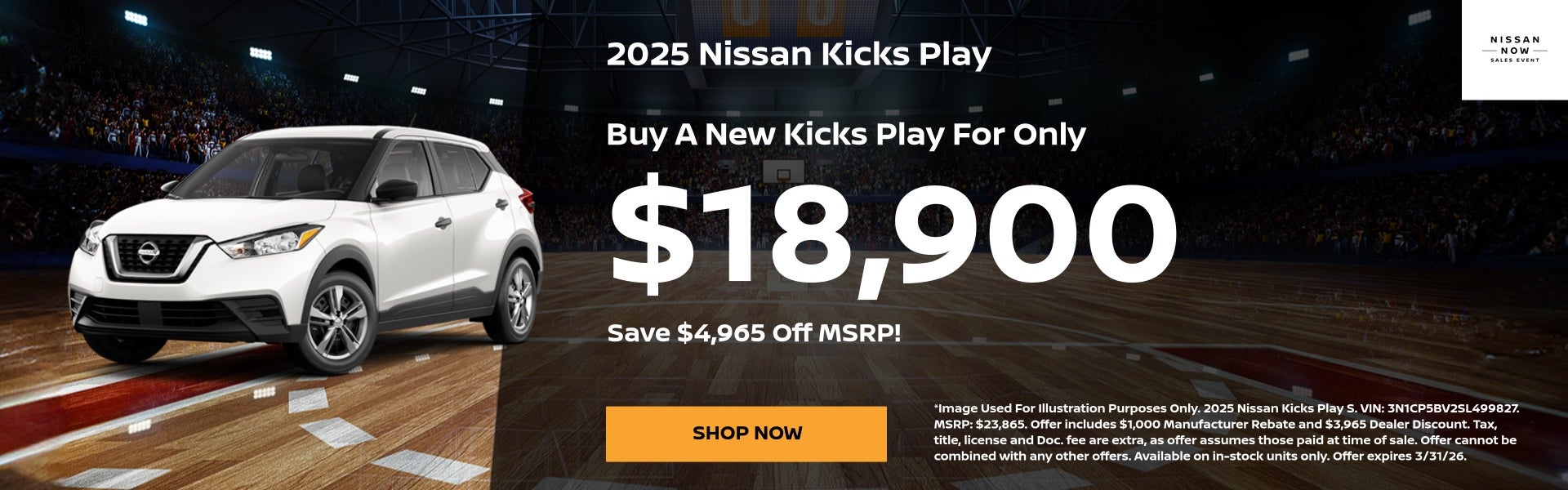 Kicks Play Special Offers