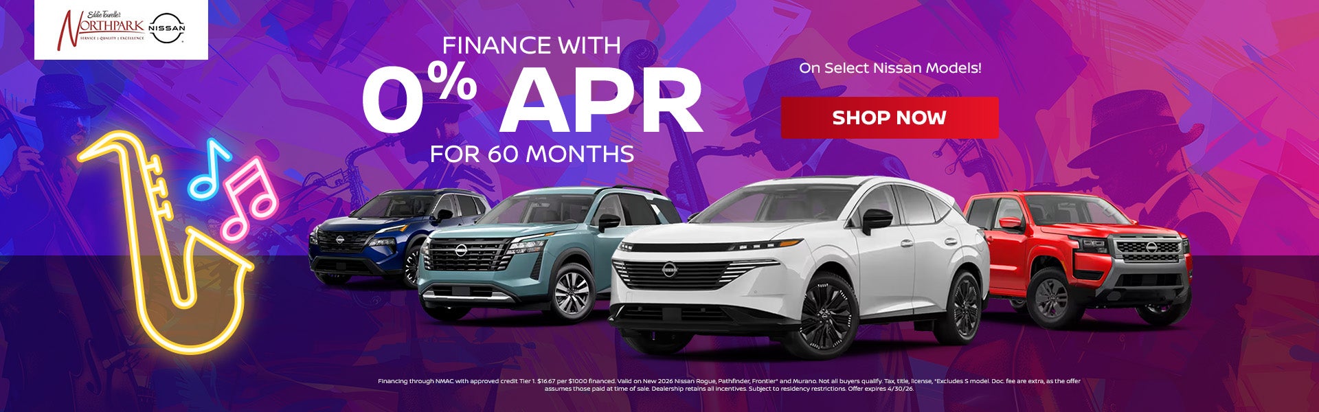 0% APR For 60 Months