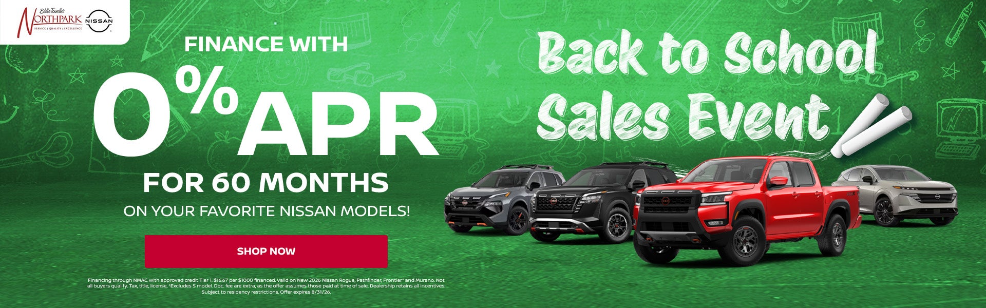 0% APR For 60 Months