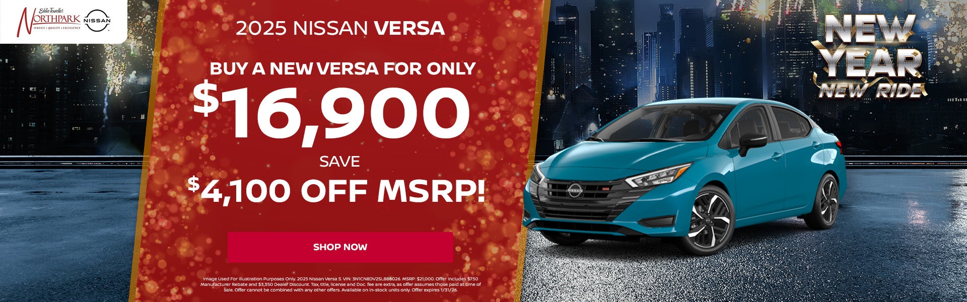 Nissan Versa Special Offers