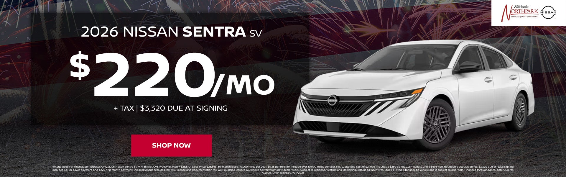 Sentra Special Offers