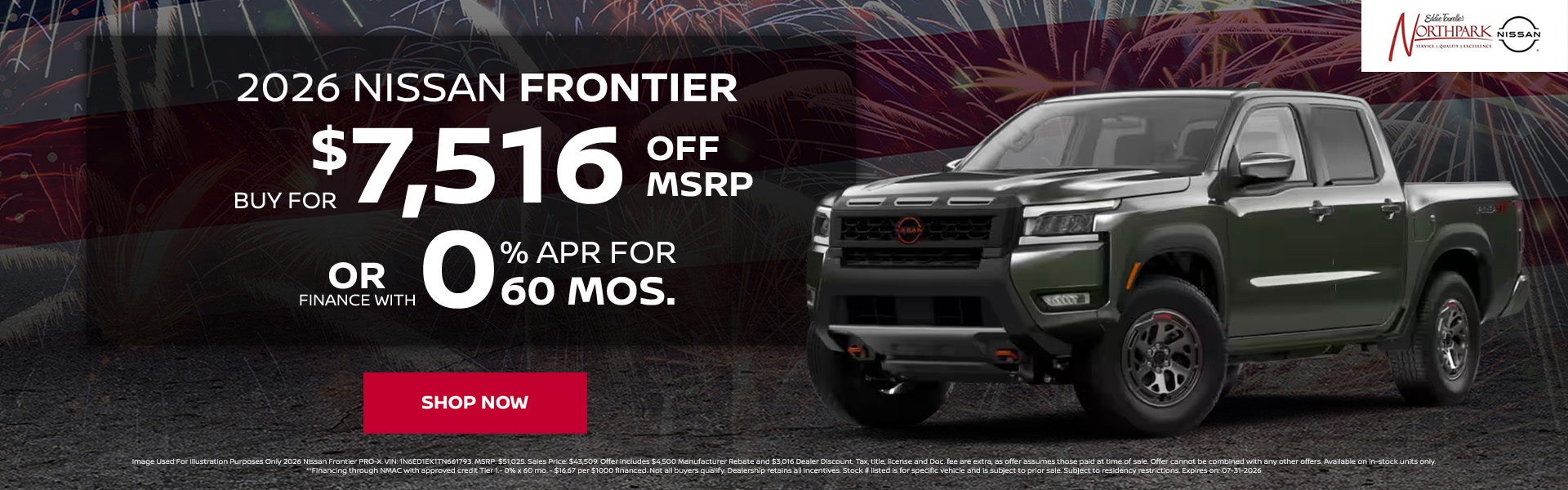 Frontier Special Offers