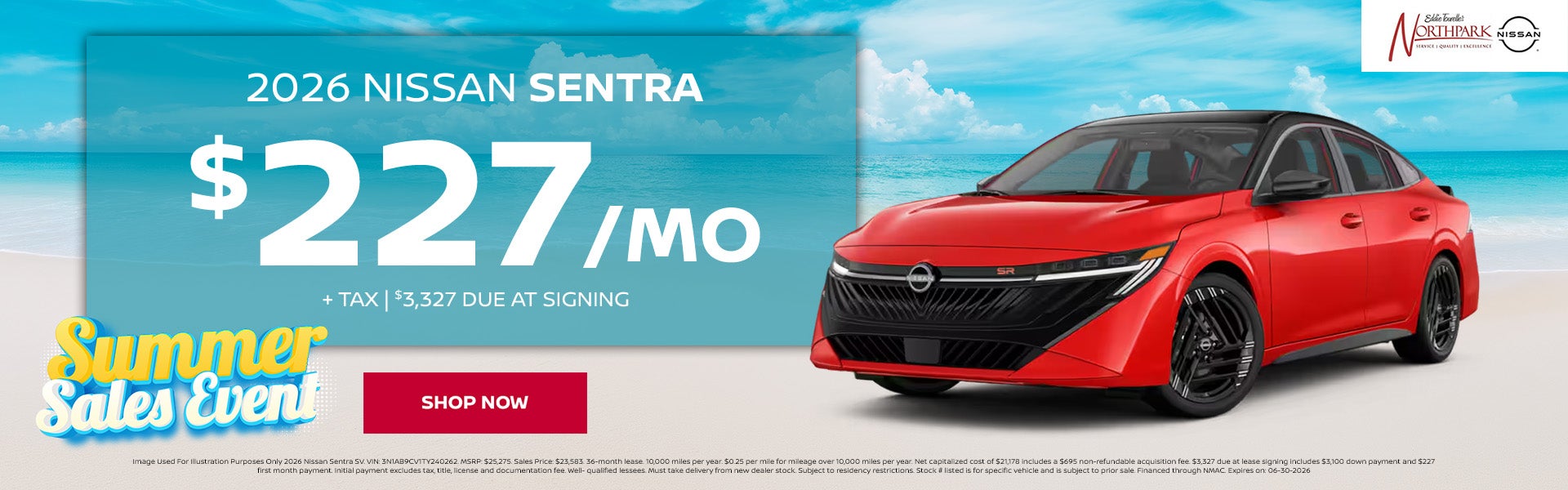 Sentra Special Offers